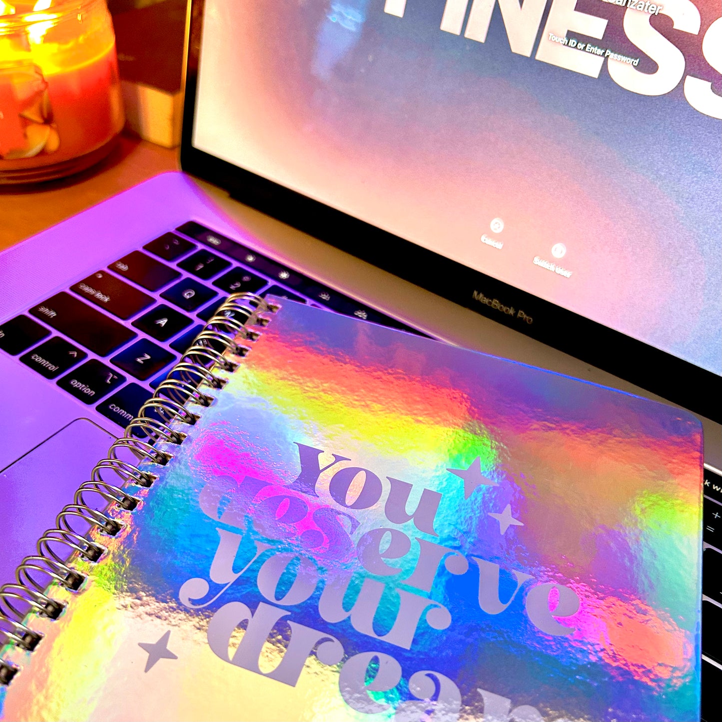 Holographic Dreams Lined Journal