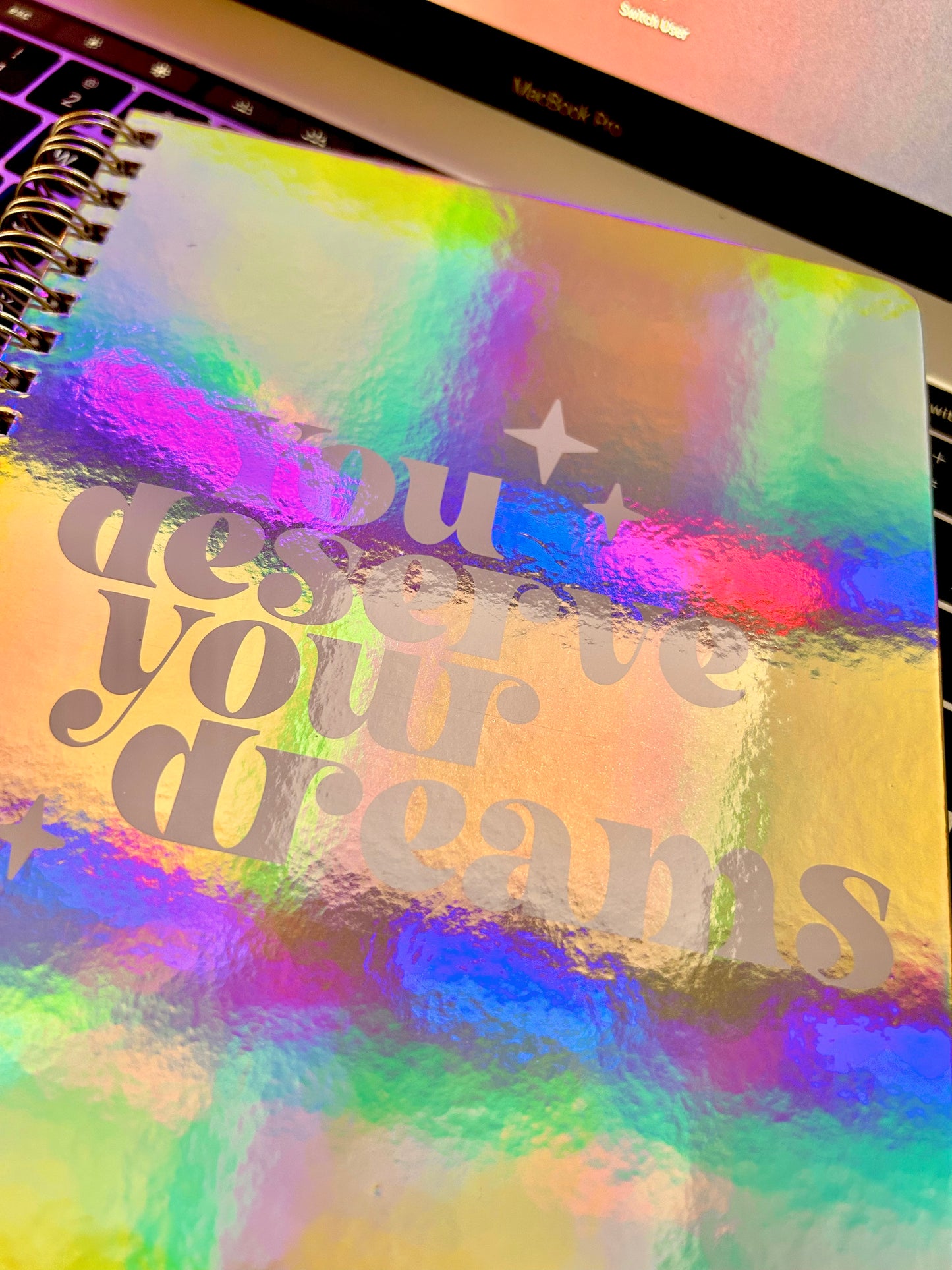 Holographic Dreams Lined Journal