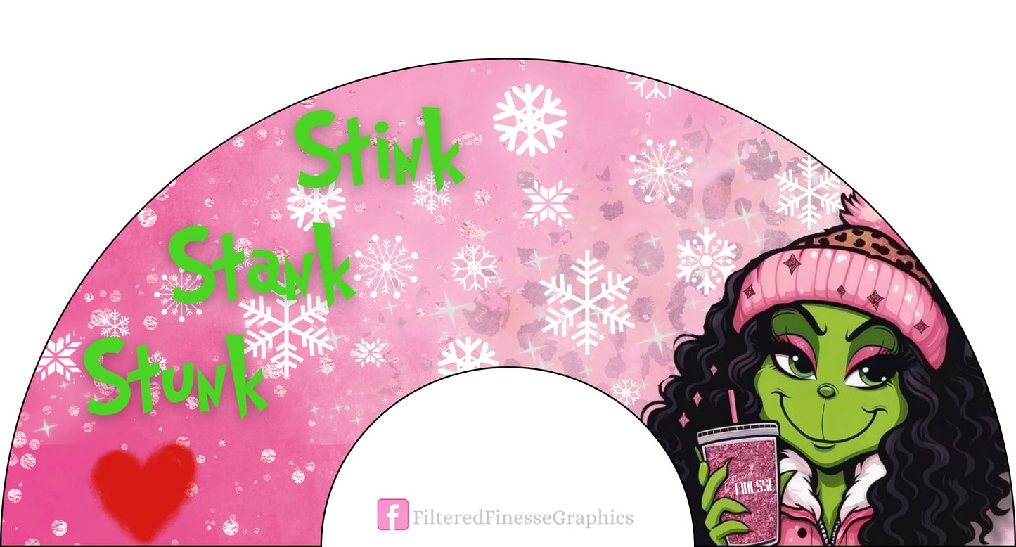 Pink It-Girl Grinch Fan Design