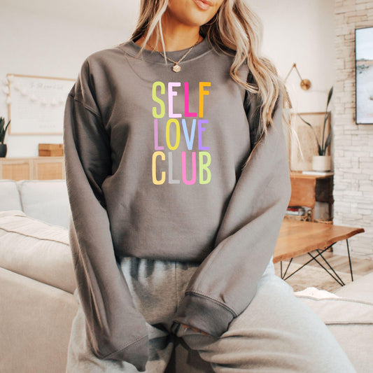 Self Love Club Pastel  Sweatshirt