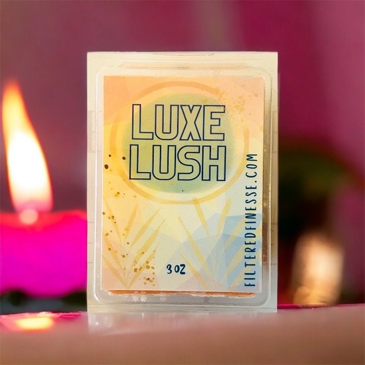 Luxe Lush Wax Melt Clamshell | Tropical + Sensual  + Exotic